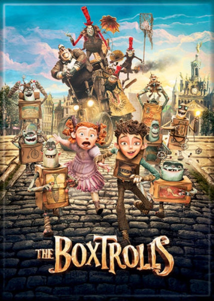 The BoxTrolls Animated Movie Theater Poster Image Refrigerator Magnet NEW UNUSED