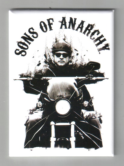 Sons of Anarchy TV Series Jax on Motorcycle Refrigerator Magnet, NEW UNUSED picture
