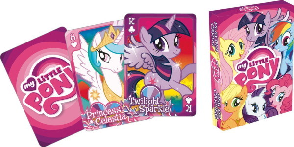 My Little Pony Animated Art Illustrated Playing Cards 52 Images NEW SEALED picture