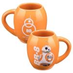 Star Wars: The Force Awakens BB-8 Orange Oval 18 oz. Ceramic Mug NEW UNUSED