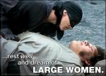 The Princess Bride Westley & Fezzik Dream of Large Women Refrigerator Magnet NEW