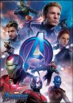 Avengers Endgame Movie Group On Blue Photo Image Refrigerator Magnet NEW UNUSED