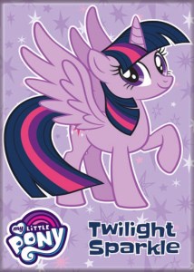 My Little Pony Twilight Sparkle Standing Image Refrigerator Magnet NEW UNUSED picture