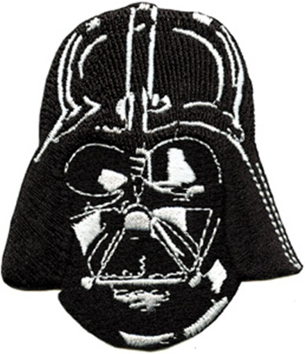 Star Wars Darth Vader Head and Mask Embroidered Patch, NEW UNUSED