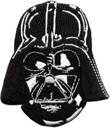 Star Wars Darth Vader Head and Mask Embroidered Patch, NEW UNUSED picture