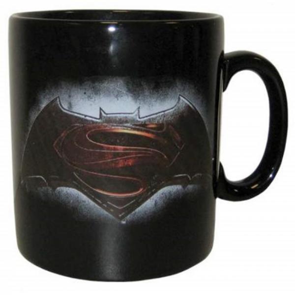 Batman v Superman Dawn of Justice Movie Logo 14 oz Ceramic Mug NEW UNUSED