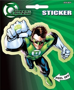 DC Comics Green Lantern Comic Image Flying Peel Off Sticker NEW UNUSED picture