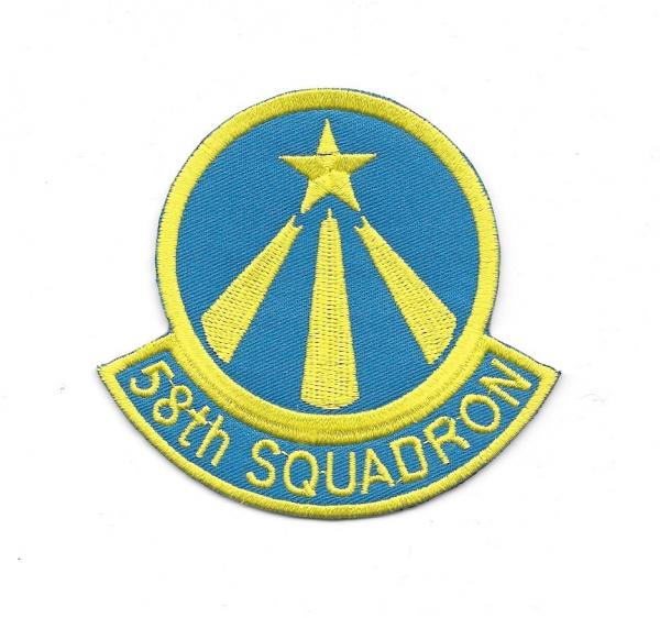 Space Above and Beyond TV Series 58th Squadron Embroidered Patch, NEW UNUSED