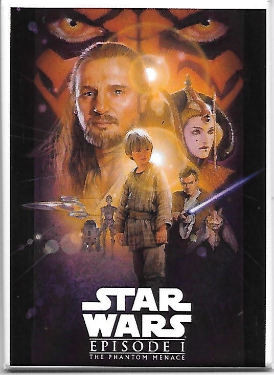 Star Wars Episode I: The Phantom Menace Movie Poster Image Refrigerator Magnet picture