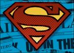 DC Comics Superman S Chest Logo Over Daily Planet Refrigerator Magnet NEW UNUSED