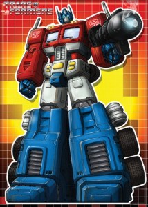 Transformers Animated Series Optimus Prime Image Refrigerator Magnet NEW UNUSED