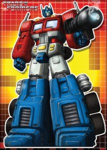 Transformers Animated Series Optimus Prime Image Refrigerator Magnet NEW UNUSED picture