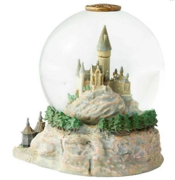 Harry Potter Hogwarts Castle With Hagrids Hut 120 mm Water Globe NEW BOXED picture