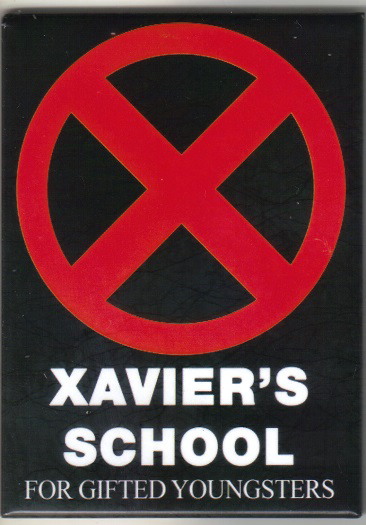 Marvel Comics X-Men Xavier's School Logo Refrigerator Magnet, NEW UNUSED