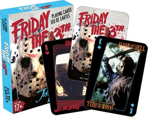 Friday the 13th Movies Cast Photo Illustrated Playing Cards, NEW SEALED