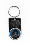 Classic Star Wars Darth Vader Portrait Enamel Metal Keychain 1994 NEW UNUSED
