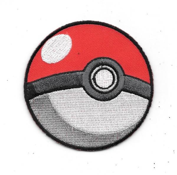 Pok'emon Video Game Pokeball Image Embroidered Patch NEW UNUSED