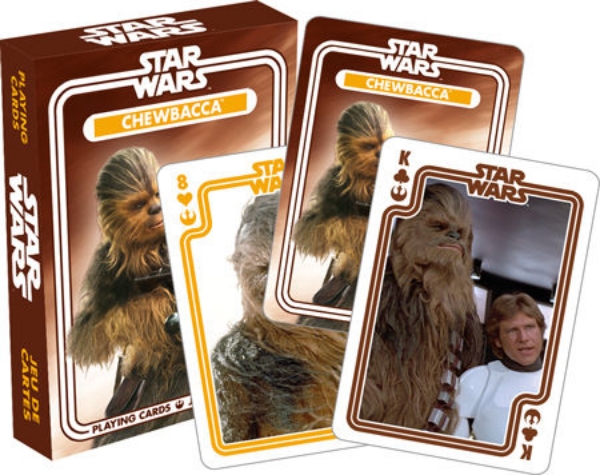 Star Wars Chewbacca Wookiee Pilot Photo Illustrated Playing Cards Deck SEALED