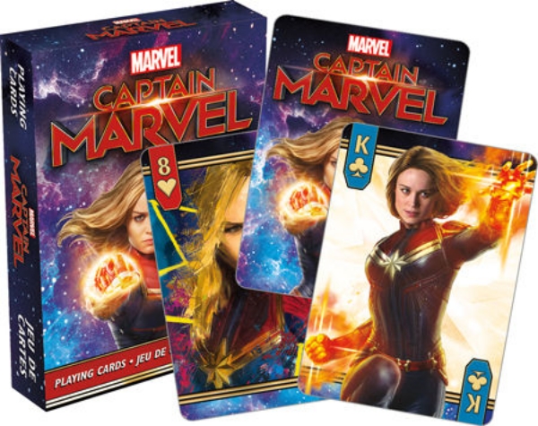 Captain Marvel Movie Photo Illustrated Poker Playing Cards Deck NEW SEALED picture