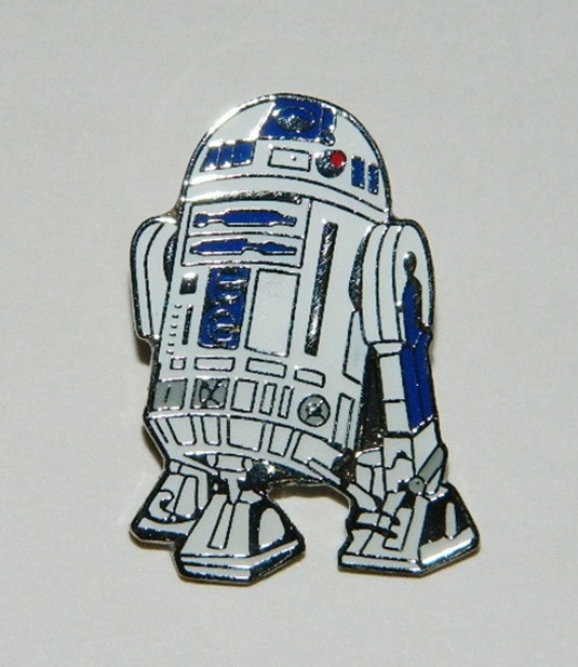 Classic Star Wars R2-D2 Figure Die Cut Cloisonne Metal Pin 1996 NEW UNUSED