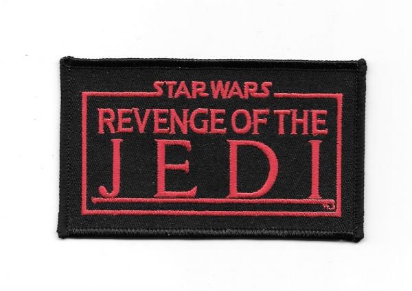 Star Wars Revenge of the Jedi Movie Name Logo Embroidered Patch, NEW UNUSED