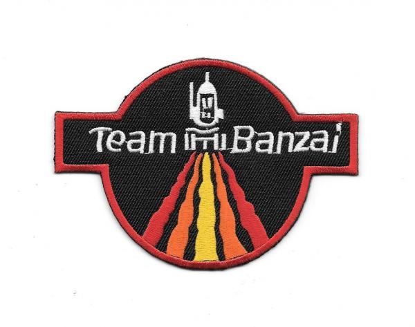 Buckaroo Banzai Team Banzai Logo Embroidered Patch, NEW UNUSED