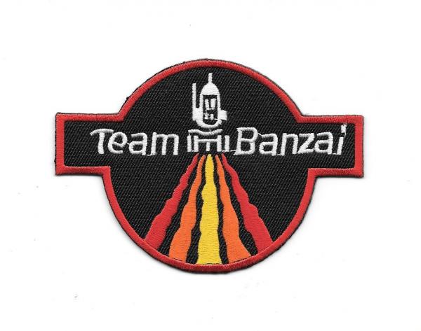 Buckaroo Banzai Team Banzai Logo Embroidered Patch, NEW UNUSED picture