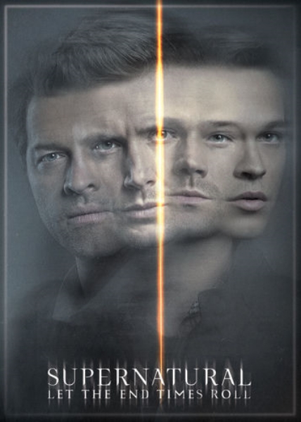 Supernatural TV Series Let The End Times Roll Season 14 Refrigerator Magnet NEW picture