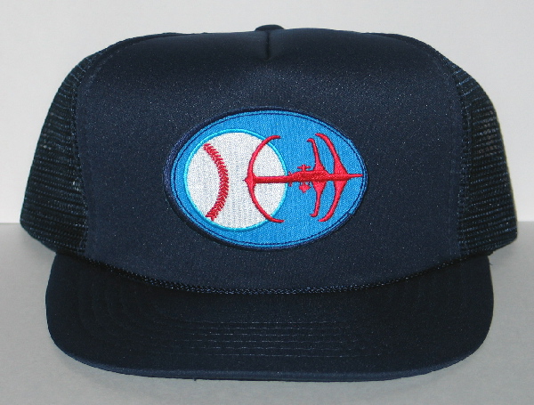 Star Trek Deep Space Nine, Niners Logo Patch Blue Baseball Cap Hat NEW picture