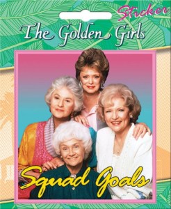 The Golden Girls TV Series Cast Squad Goals Photo Image Peel Off Sticker Decal