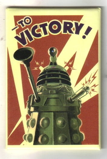 Doctor Who Dalek To Victory! Propaganda Poster 2 x 3 Refrigerator Magnet, NEW picture