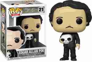Edgar Allan Poe with Skull American History Vinyl POP! Figure Toy #21 FUNKO MIB