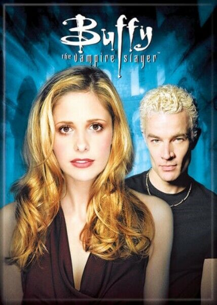 Buffy The Vampire Slayer Buffy and Spike Photo Refrigerator Magnet NEW UNUSED