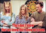 Friends TV Series They Don't Know We Know Photo Image Refrigerator Magnet UNUSED