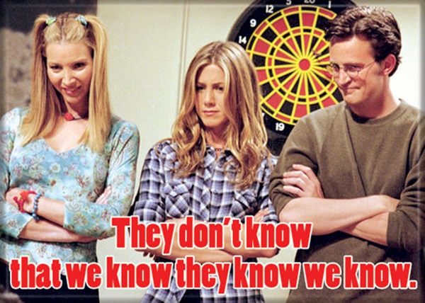 Friends TV Series They Don't Know We Know Photo Image Refrigerator Magnet UNUSED