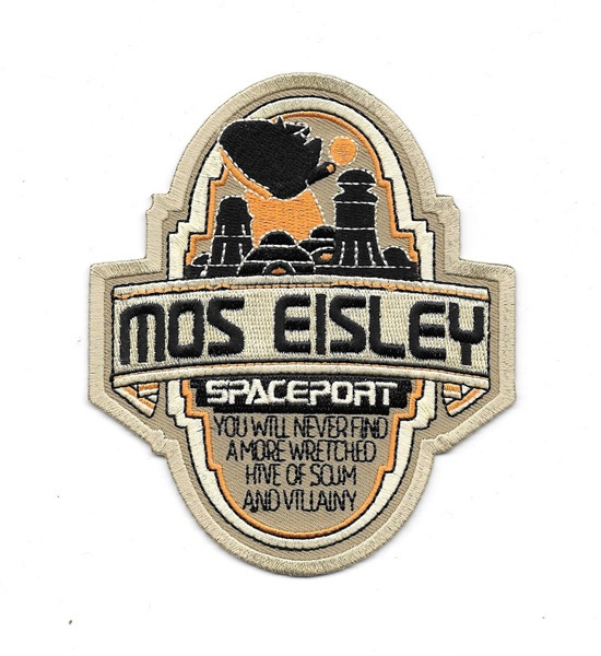 Star Wars Celebration VI Mos Eisley Spaceport Logo Embroidered Patch NEW UNUSED