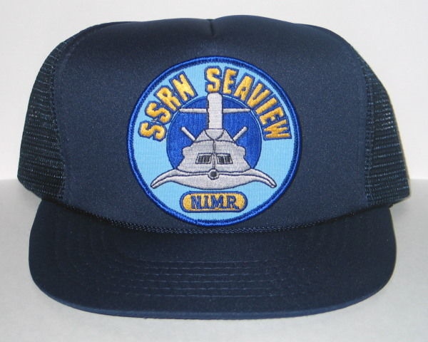 Voyage to the Bottom of the Sea Seaview on a blue Baseball Cap Hat NEW picture