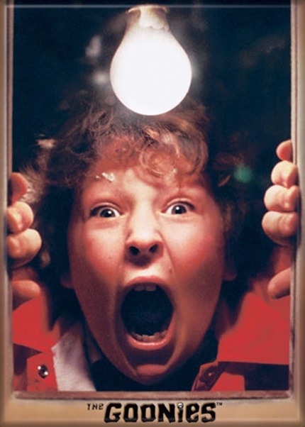 The Goonies Movie Chunk Screaming Photo Refrigerator Magnet NEW UNUSED