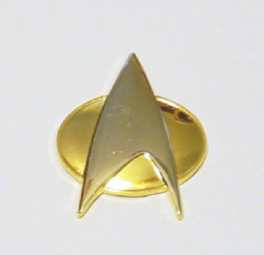 Star Trek: The Next Generation Cloisonne Metal Communicator Pin Small Version picture