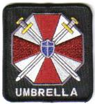 Resident Evil Umbrella Corporation Logo and Name Embroidered Patch, NEW UNUSED