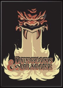 Dungeons & Dragons TV Series Fire Dragon Entrance Image Refrigerator Magnet NEW picture