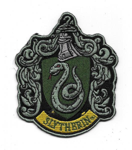 Harry Potter House of Slytherin Crest Logo Large Version Embroidered Patch NEW picture