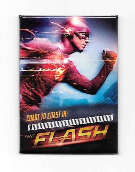 DC Comics The Flash TV Series Running Coast To Coast In: Refrigerator Magnet NEW