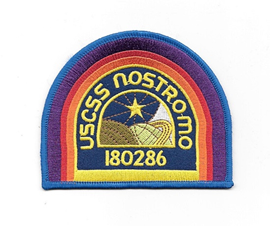 Alien Movie U.S.C.S.S. Nostromo Crew Logo Embroidered Patch Dark Blue NEW UNUSED picture