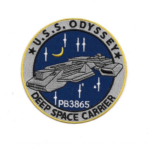 Stargate SG-1 / Atlantis U.S.S. Odyssey Ship Logo Embroidered Patch NEW UNUSED picture