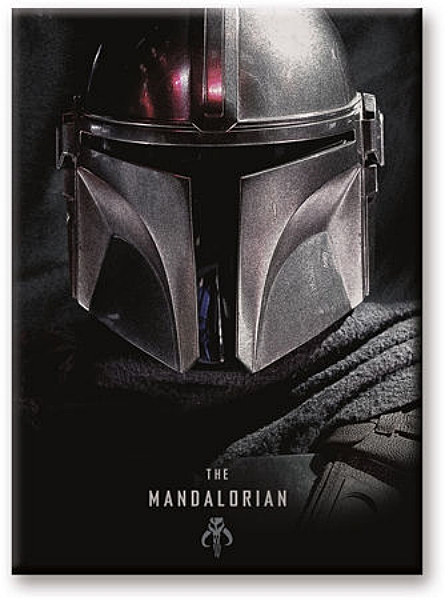 Star Wars The Mandalorian On Black Art Image Refrigerator Magnet NEW UNUSED