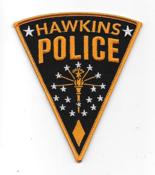 Stranger Things TV Series Hawkins Police Logo Embroidered Patch NEW UNUSED picture