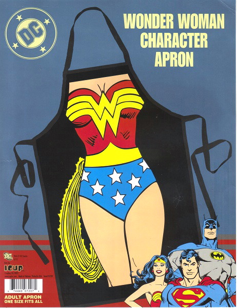 Wonder Woman Figure Be The Hero Adult Polyester Apron NEW UNUSED