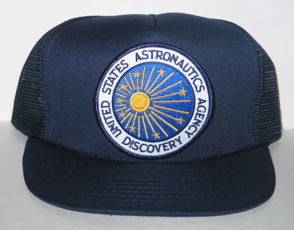 2001 A Space Odyssey Discovery Astronautic one a Blue Baseball Cap Hat NEW