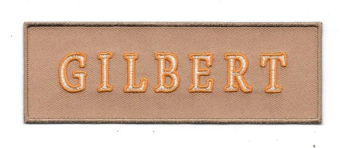 Ghostbusters 2016 Movie Gilbert Uniform Embroidered Name Chest Patch, NEW UNUSED